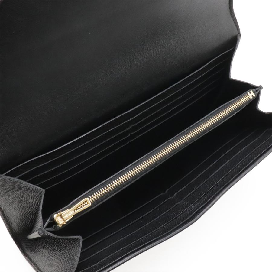 HERMES エルメス コンスタンス ロング フラップウォレット 2つ折長財布 二つ折り長財布 ヴォーエプソン レザー ブラック | HERMES | 04