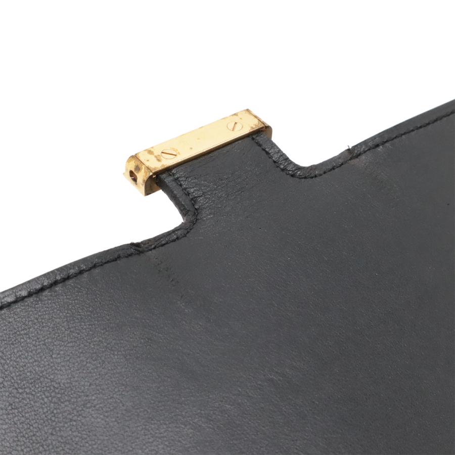 HERMES エルメス コンスタンス ロング フラップウォレット 2つ折長財布 二つ折り長財布 ヴォーエプソン レザー ブラック | HERMES | 08