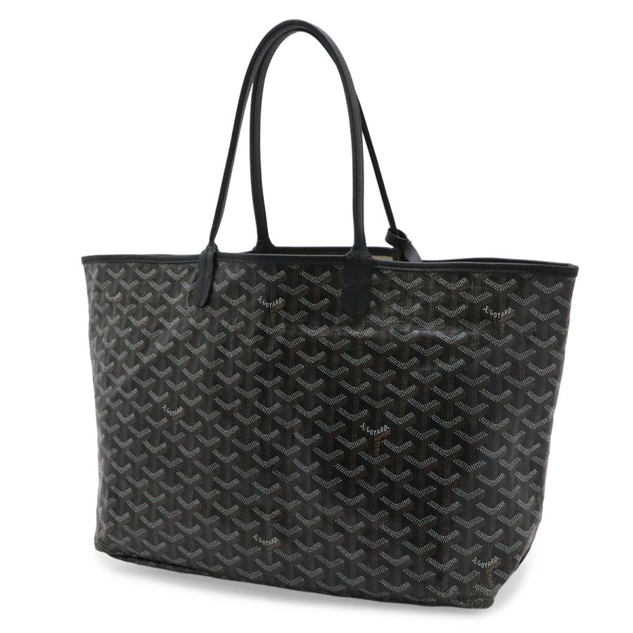 GOYARD ゴヤール サンルイPM トートバッグ ショルダーバッグ コーティングキャンバス レザー ブラック 黒 ブラウン 茶 ホワイト | GOYARD | 01
