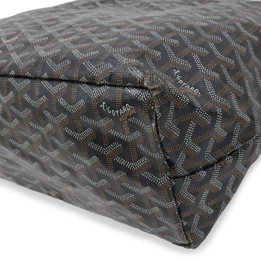 GOYARD ゴヤール サンルイPM トートバッグ ショルダーバッグ コーティングキャンバス レザー ブラック 黒 ブラウン 茶 ホワイト | GOYARD | 02
