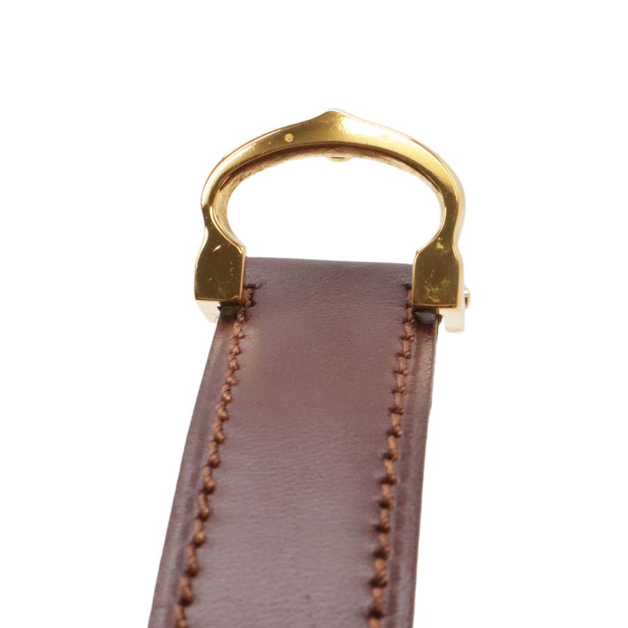 Cartier カルティエ マスト ドゥ カルティエ マストライン Cバックル ベルト レザー ボルドー ゴールド金具 実寸約#67.5 | Cartier | 03