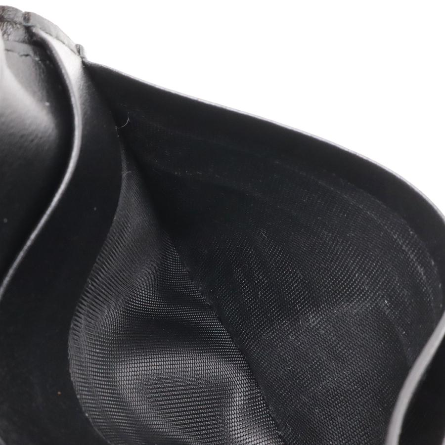 PRADA プラダ トライアングルロゴ コンパクトウォレット 2つ折財布 二つ折り財布 レザー NERO 黒 ブラック シルバー金具 2ML049 | PRADA | 06