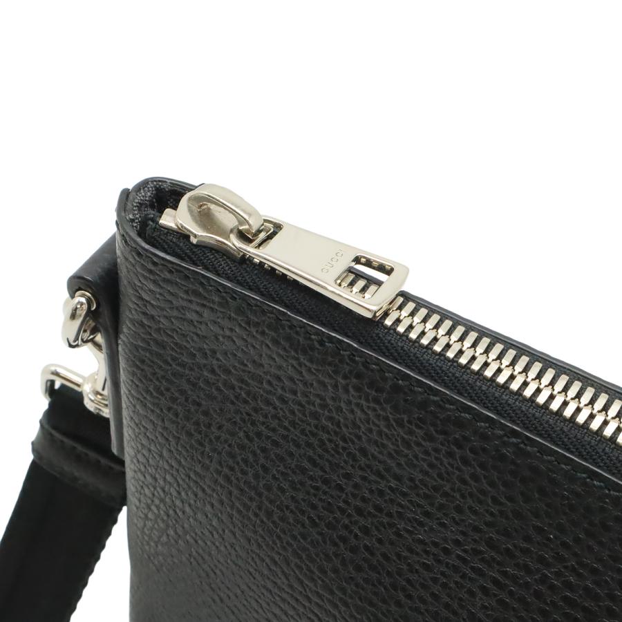 GUCCI グッチ コスモポリス セカンドバッグ クラッチバッグ レザー ブラック 黒 シルバー金具 387075 | GUCCI | 04