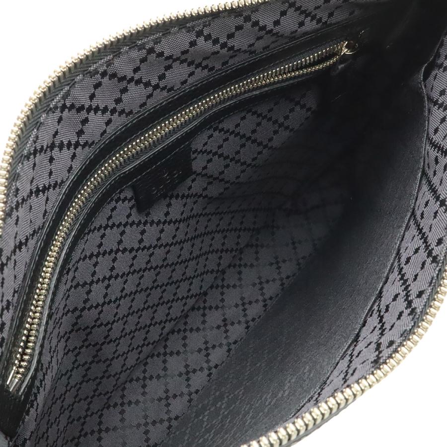 GUCCI グッチ コスモポリス セカンドバッグ クラッチバッグ レザー ブラック 黒 シルバー金具 387075 | GUCCI | 05