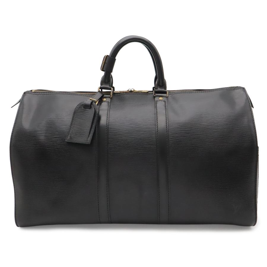 LOUIS VUITTON ルイ ヴィトン エピ キーポル45 ボストンバッグ 旅行用カバン レザー ノワール 黒 ブラック ゴールド金具 M42972 | LOUIS VUITTON