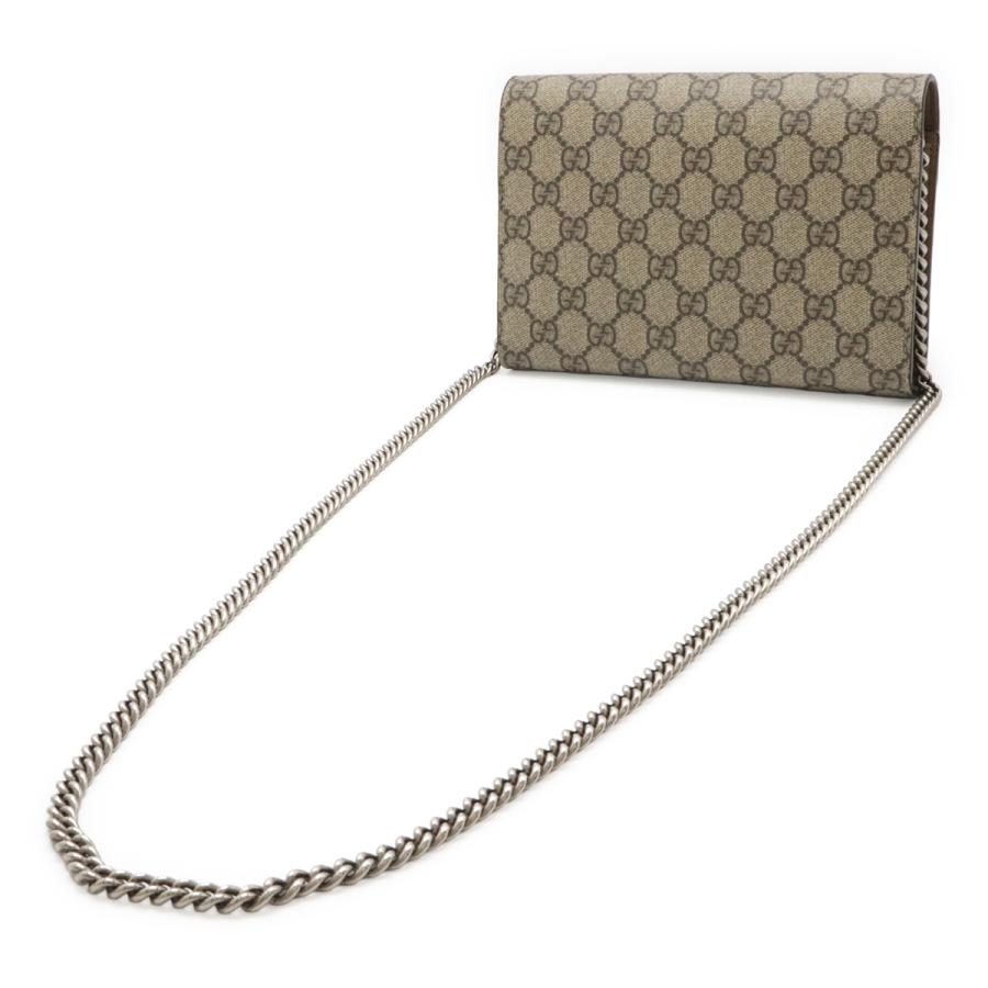 GUCCI グッチ ディオニュソス GGスプリーム チェーンウォレット ショルダーバッグ ポシェット 2WAY クラッチバッグ ベージュ 401231 | GUCCI | 01