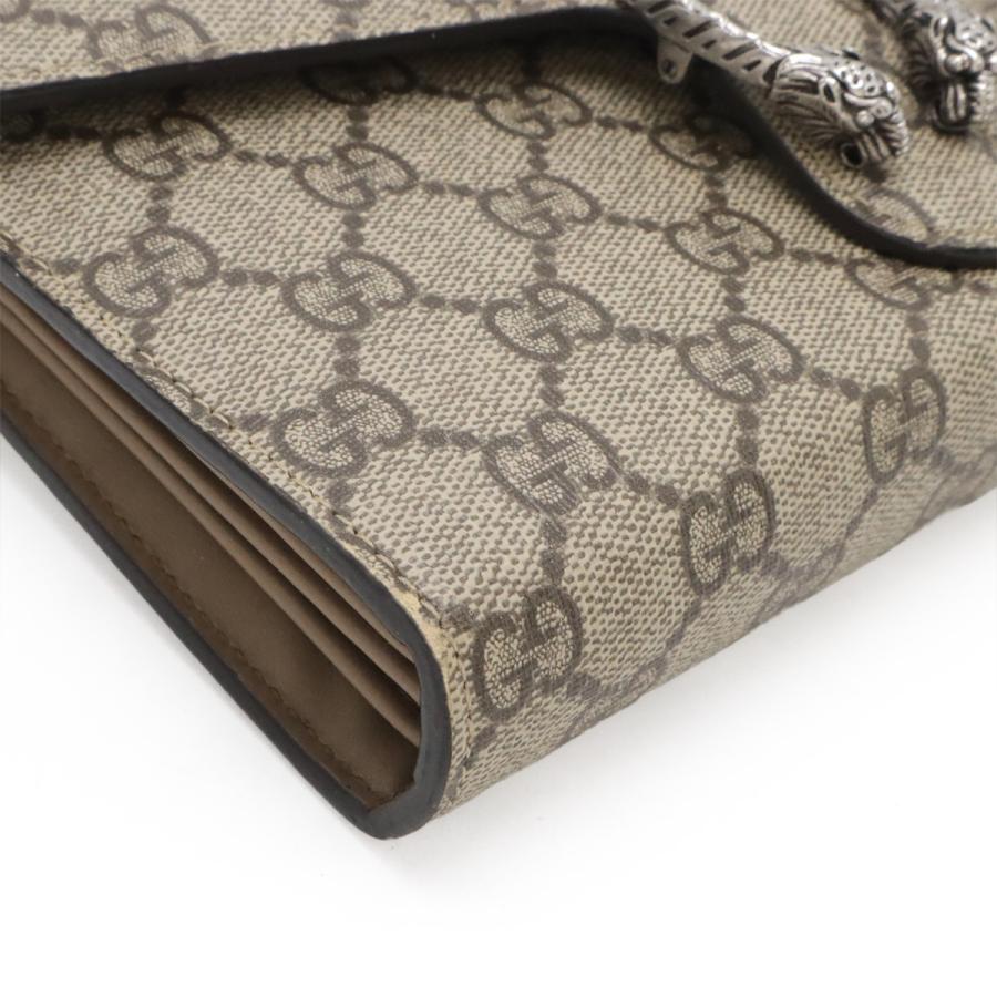 GUCCI グッチ ディオニュソス GGスプリーム チェーンウォレット ショルダーバッグ ポシェット 2WAY クラッチバッグ ベージュ 401231 | GUCCI | 02