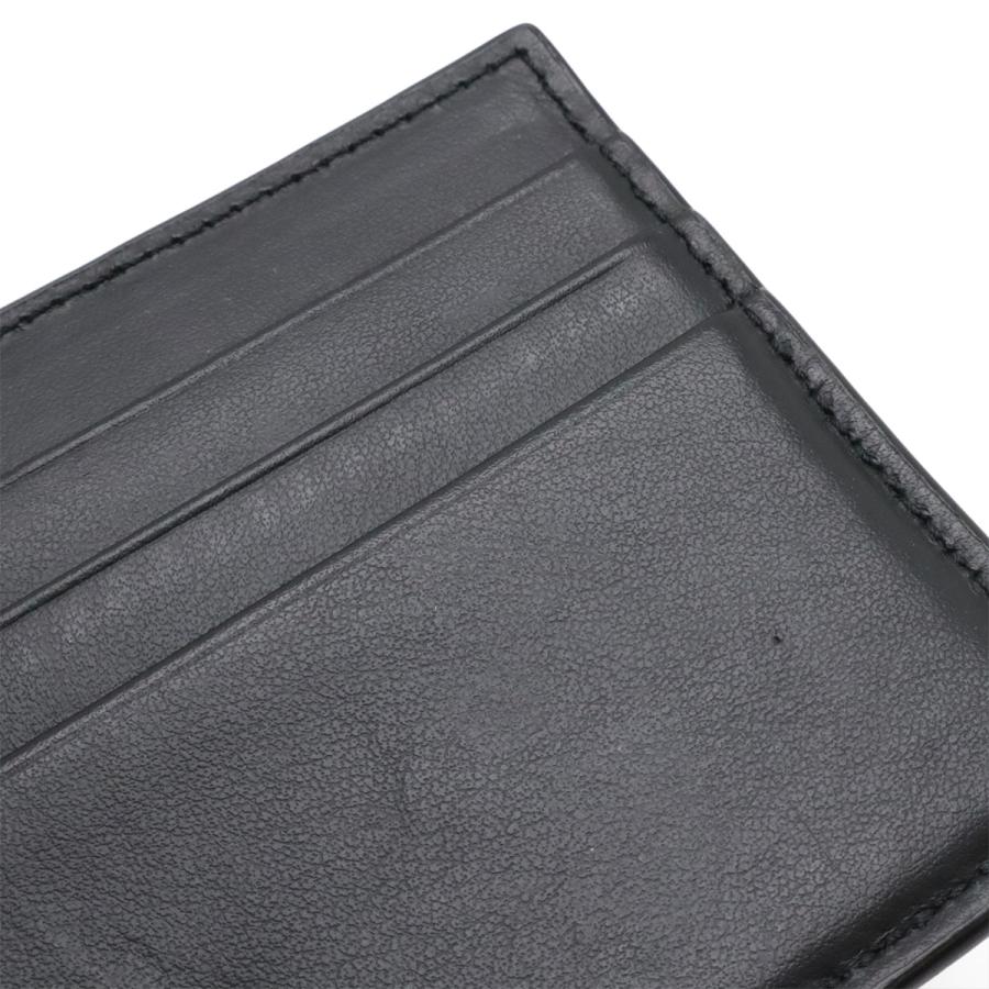 BOTTEGA VENETA ボッテガ ヴェネタ カセット マキシイントレチャート 2つ折札入れ 2つ折財布 マネークリップ付き レザー ブラック 黒 | BOTTEGA VENETA | 04