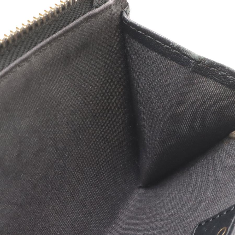 CHANEL シャネル カメリア ココマーク コインケース 小銭入れ コインパース L字ファスナー ラムスキン レザー ブラック ゴールド金具 | CHANEL | 05