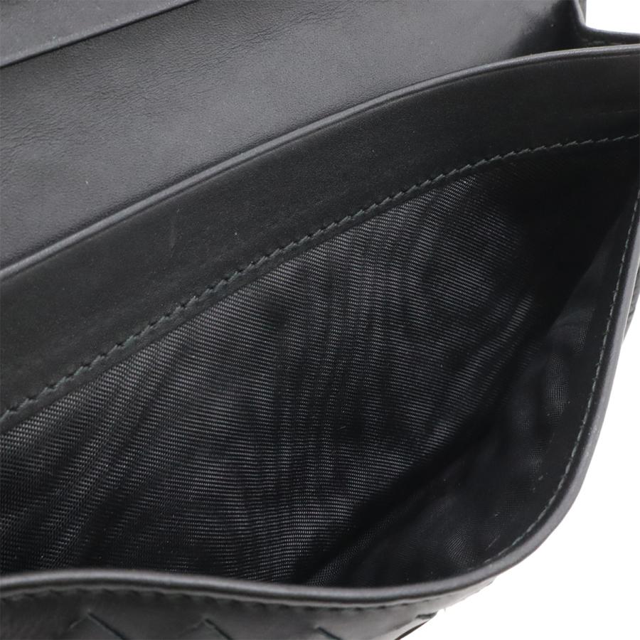 BOTTEGA VENETA ボッテガ ヴェネタ ボッテガベネタ イントレチャート 2つ折長財布 二つ折り長札入れ レザー ブラック 黒 120697 | BOTTEGA VENETA | 05