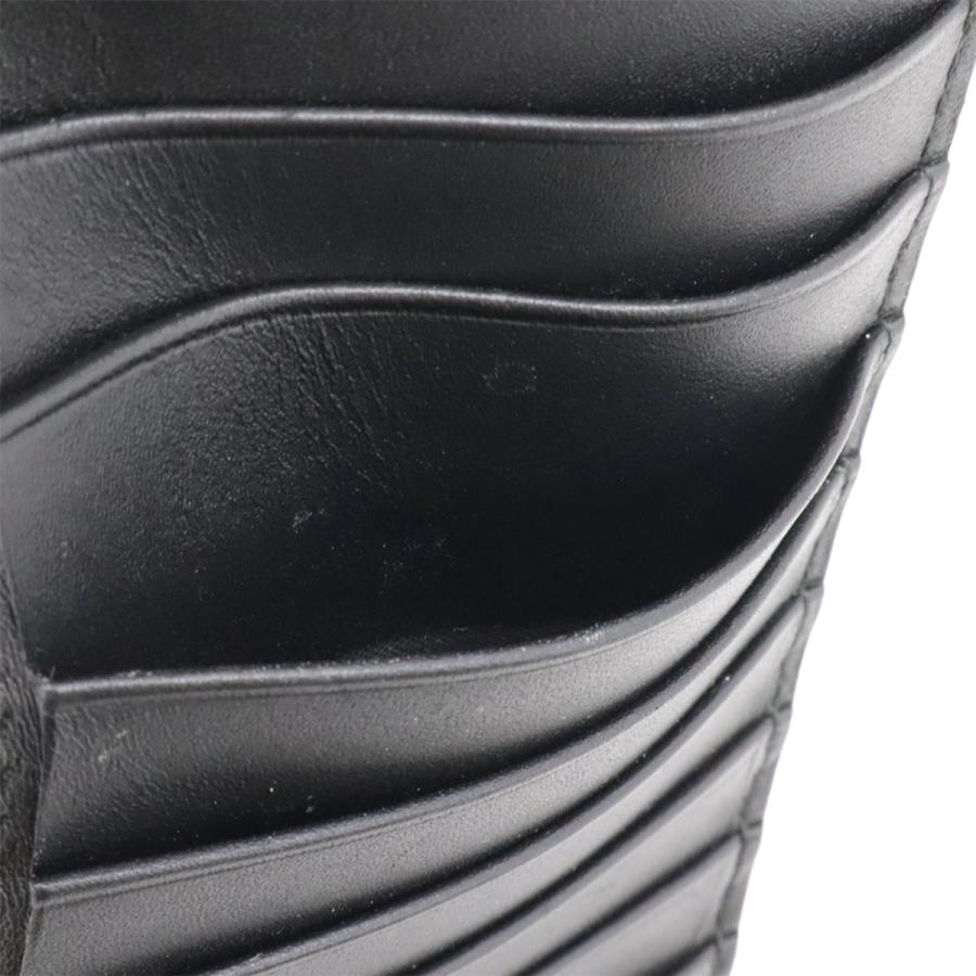 BOTTEGA VENETA ボッテガ ヴェネタ ボッテガベネタ イントレチャート 2つ折長財布 二つ折り長札入れ レザー ブラック 黒 120697 | BOTTEGA VENETA | 06