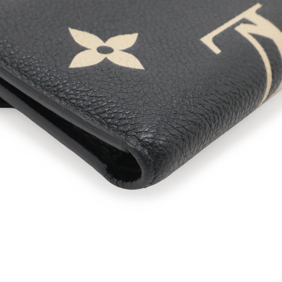 LOUIS VUITTON ルイ ヴィトン モノグラムアンプラント ポルトフォイユ ヴィクトリーヌ 3つ折財布 三つ折り バイカラー ブラック ベージュ | LOUIS VUITTON | 02