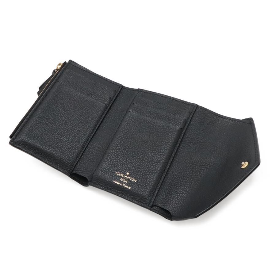 LOUIS VUITTON ルイ ヴィトン モノグラムアンプラント ポルトフォイユ ヴィクトリーヌ 3つ折財布 三つ折り バイカラー ブラック ベージュ | LOUIS VUITTON | 04