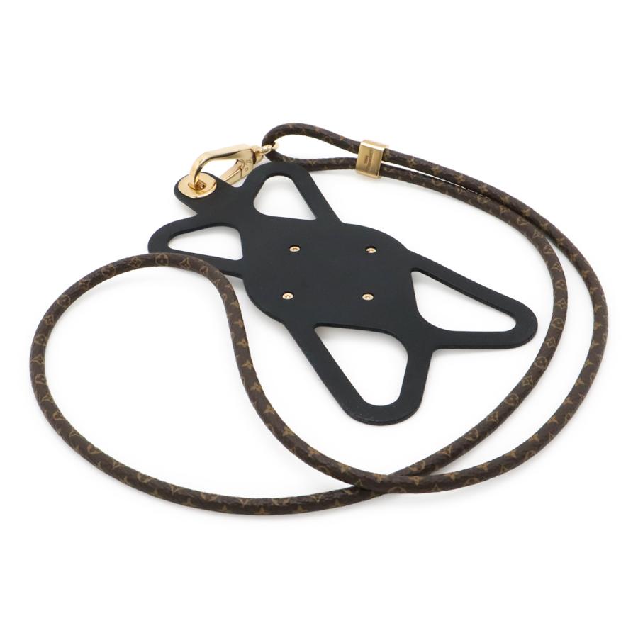 LOUIS VUITTON ルイ ヴィトン モノグラム フォンホルダー ルイーズ iPhone スマホ 携帯 アクセサリー シリコン ノワール 黒 ブラック | LOUIS VUITTON | 01