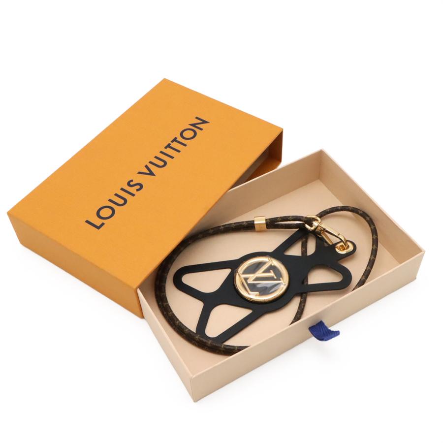 LOUIS VUITTON ルイ ヴィトン モノグラム フォンホルダー ルイーズ iPhone スマホ 携帯 アクセサリー シリコン ノワール 黒 ブラック | LOUIS VUITTON | 03