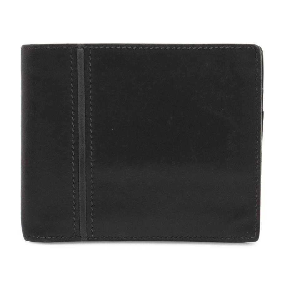 HERMES エルメス MC2 コペルニクス 2つ折札入れ 二つ折り財布 レザー ブラック系 黒 □L刻印 | HERMES