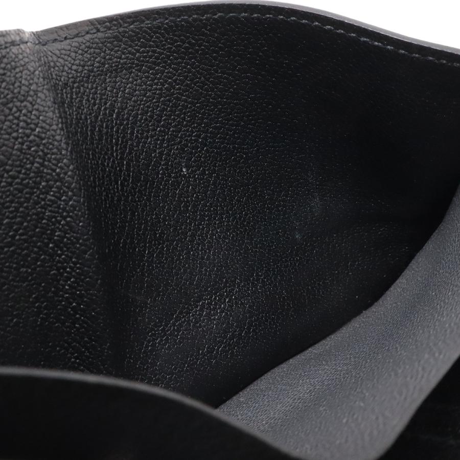HERMES エルメス MC2 コペルニクス 2つ折札入れ 二つ折り財布 レザー ブラック系 黒 □L刻印 | HERMES | 04