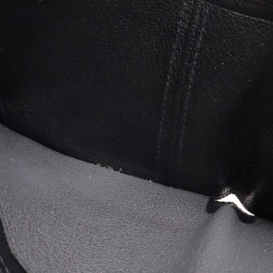 HERMES エルメス MC2 コペルニクス 2つ折札入れ 二つ折り財布 レザー ブラック系 黒 □L刻印 | HERMES | 05