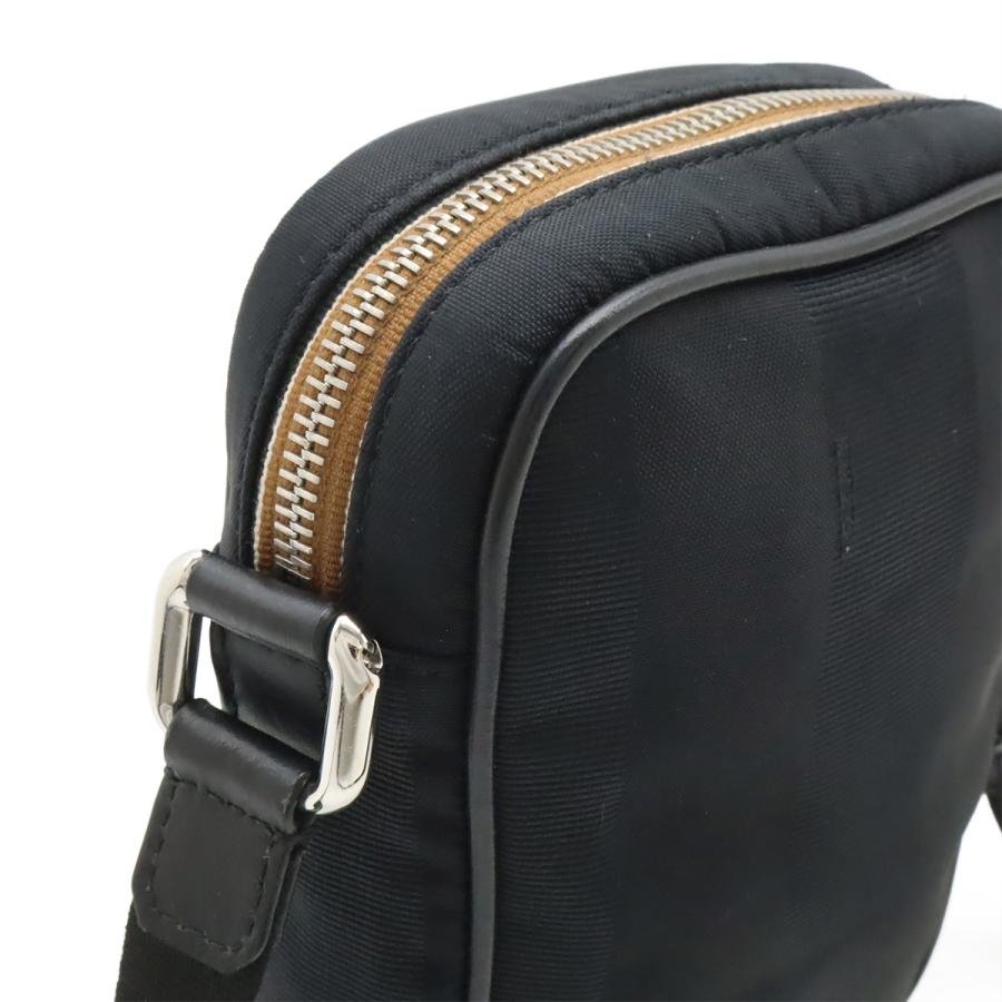 FENDI フェンディ ペカン ショルダーバッグ ミニバッグ ポシェット 斜め掛け ナイロン レザー ブラック 黒 シルバー金具 7VA456 | FENDI | 03