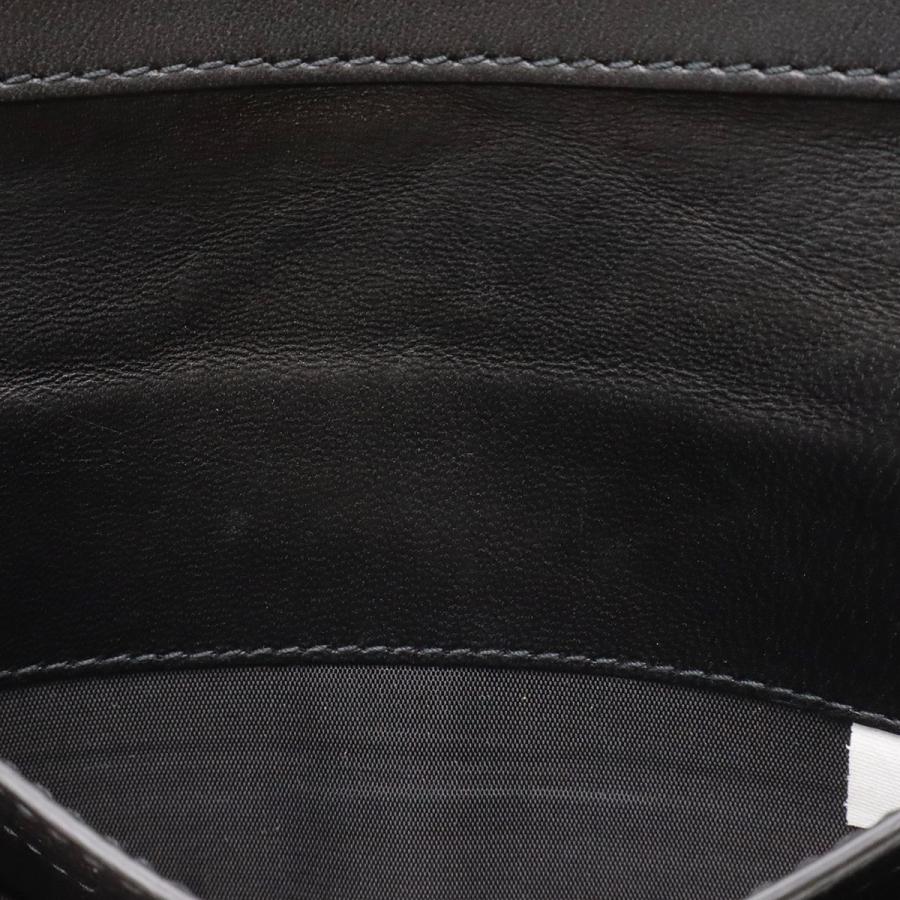 BOTTEGA VENETA ボッテガ ヴェネタ ボッテガベネタ 2つ折り札入れ 二つ折り長財布 クロコダイル マット ワニ革 レザー ブラック 黒 | BOTTEGA VENETA | 05