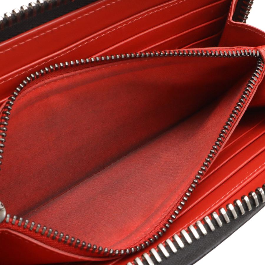 Christian Louboutin クリスチャン ルブタン パネトーネ ロングウォレット スパイクスタッズ ラウンドファスナー 長財布 レザー ブラック | Christian Louboutin | 07
