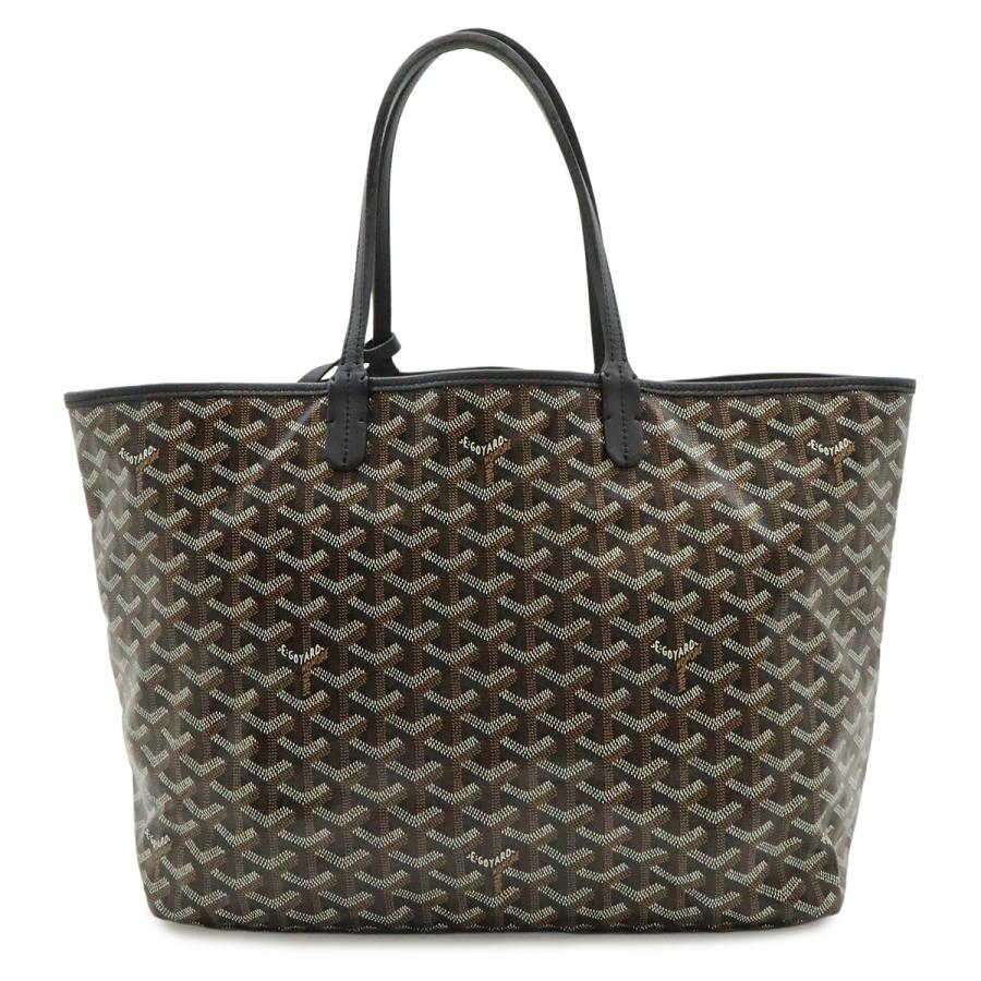 GOYARD ゴヤール サンルイPM トートバッグ ショルダーバッグ コーティングキャンバス レザー ブラック 黒 ブラウン 茶 ホワイト | GOYARD