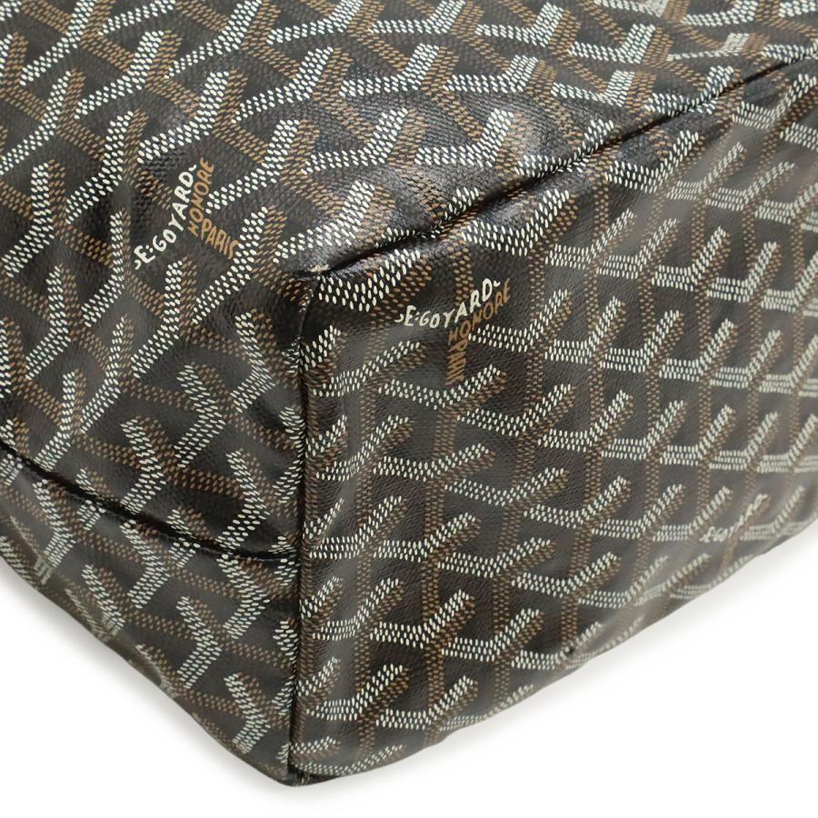 GOYARD ゴヤール サンルイPM トートバッグ ショルダーバッグ コーティングキャンバス レザー ブラック 黒 ブラウン 茶 ホワイト | GOYARD | 02