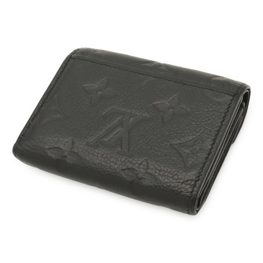 LOUIS VUITTON ルイ ヴィトン モノグラムアンプラント ポルトフォイユ ゾエ 3つ折財布 三つ折り財布 ノワール 黒 ブラック ゴールド金具 | LOUIS VUITTON | 01