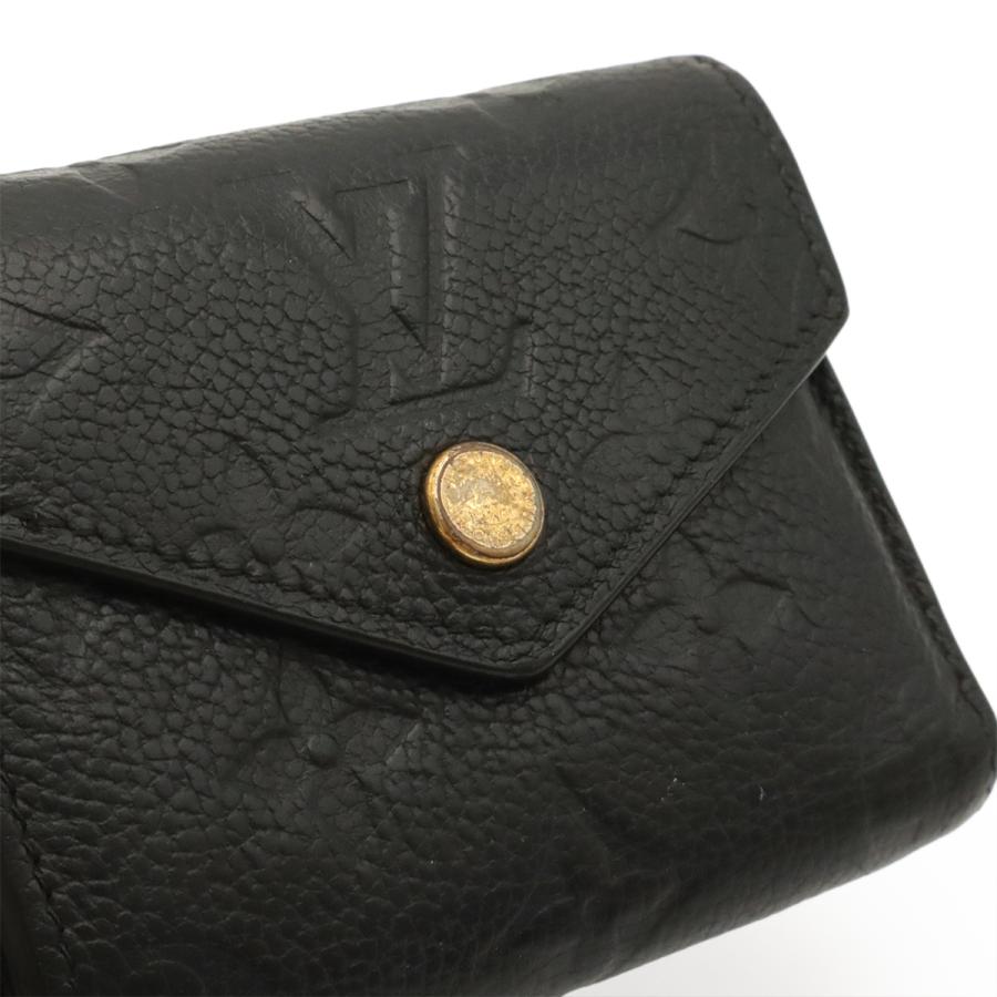 LOUIS VUITTON ルイ ヴィトン モノグラムアンプラント ポルトフォイユ ゾエ 3つ折財布 三つ折り財布 ノワール 黒 ブラック ゴールド金具 | LOUIS VUITTON | 03
