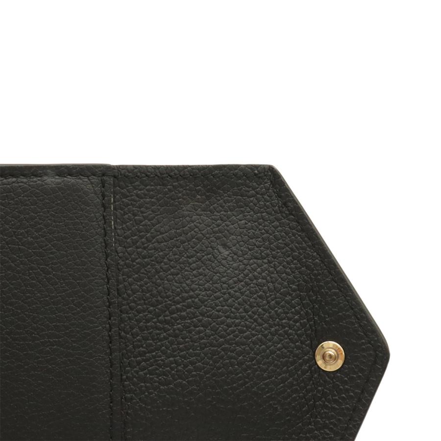 LOUIS VUITTON ルイ ヴィトン モノグラムアンプラント ポルトフォイユ ゾエ 3つ折財布 三つ折り財布 ノワール 黒 ブラック ゴールド金具 | LOUIS VUITTON | 05