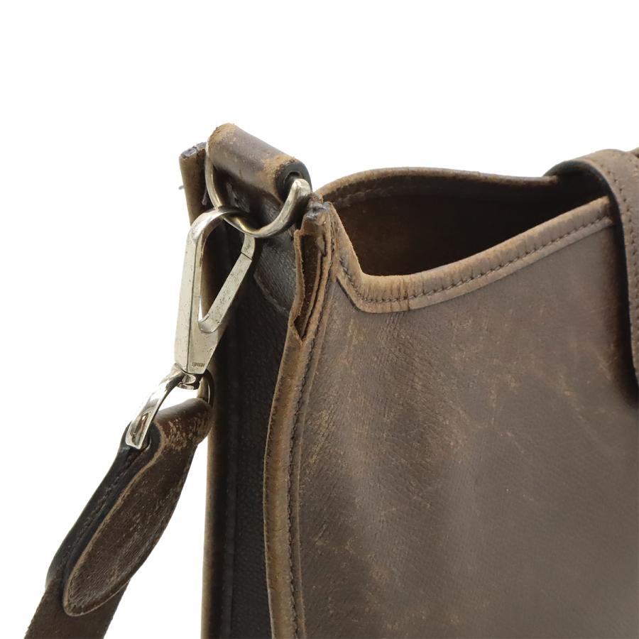 HERMES エルメス エヴリン エブリンI エブリン1 PM ショルダーバッグ セミショルダー クシュベル レザー ダークブラウン シルバー金具 | HERMES | 03