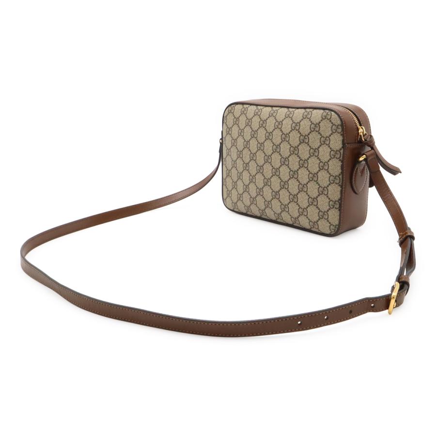 GUCCI グッチ ホースビット 1955 スモール ショルダーバッグ GGスプリーム ポシェット 斜め掛け レザー ベージュ ブラウン ゴールド金具 | GUCCI | 01