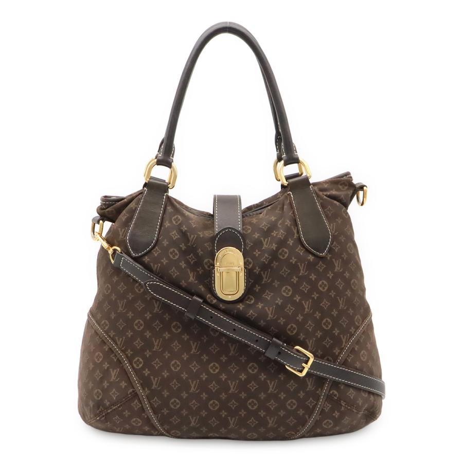 LOUIS VUITTON ルイ ヴィトン モノグラムイディール エレジー トートバッグ 2WAY ショルダーバッグ キャンバス フザン 茶 ブラウン | LOUIS VUITTON
