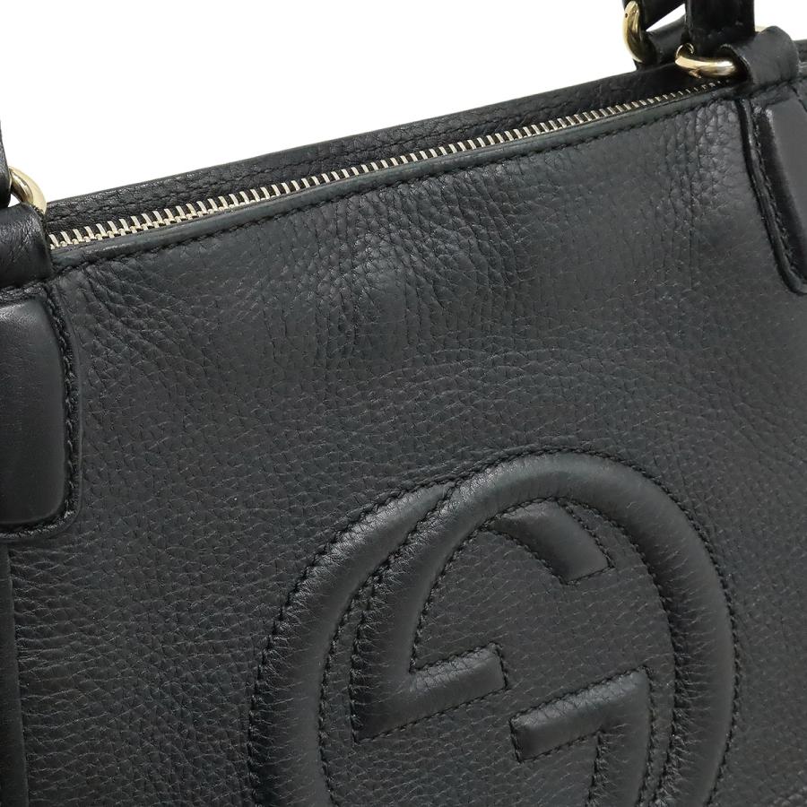 GUCCI（グッチ） ソーホー インターロッキングG トートバッグ 2WAY