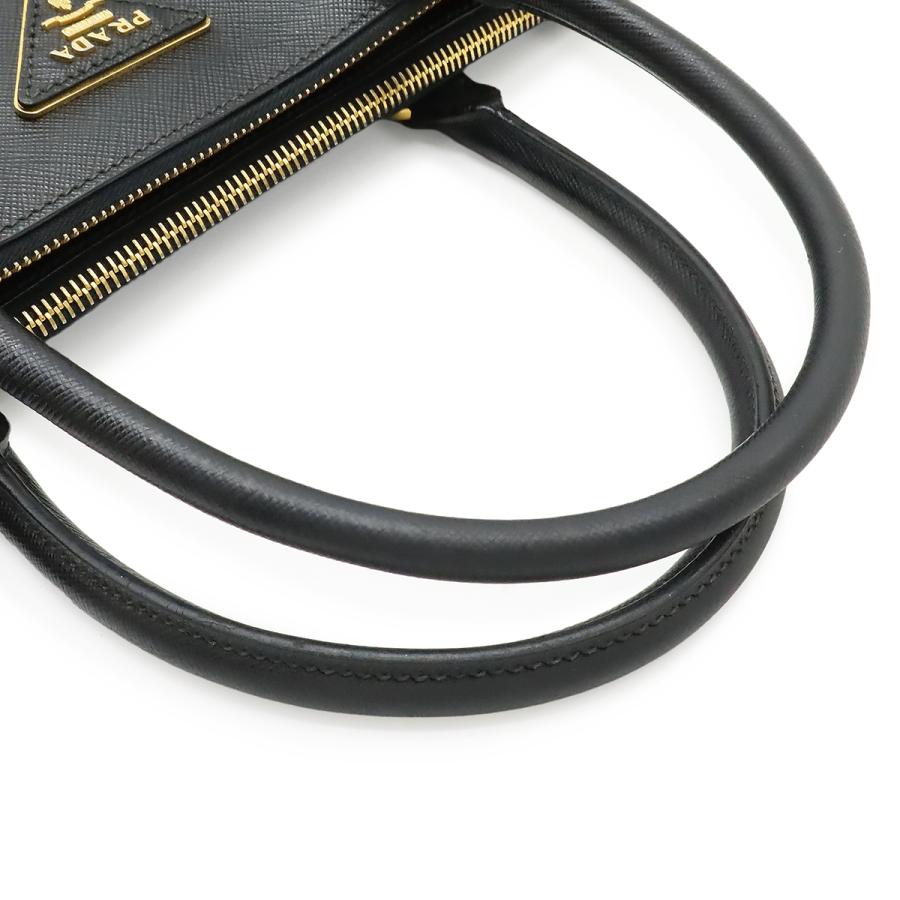 PRADA プラダ ガレリア SAFFIANO ハンドバッグ トートバッグ レザー NERO 黒 ブラック ゴールド金具 ショルダーストラップ欠品 1BA274 | PRADA | 03