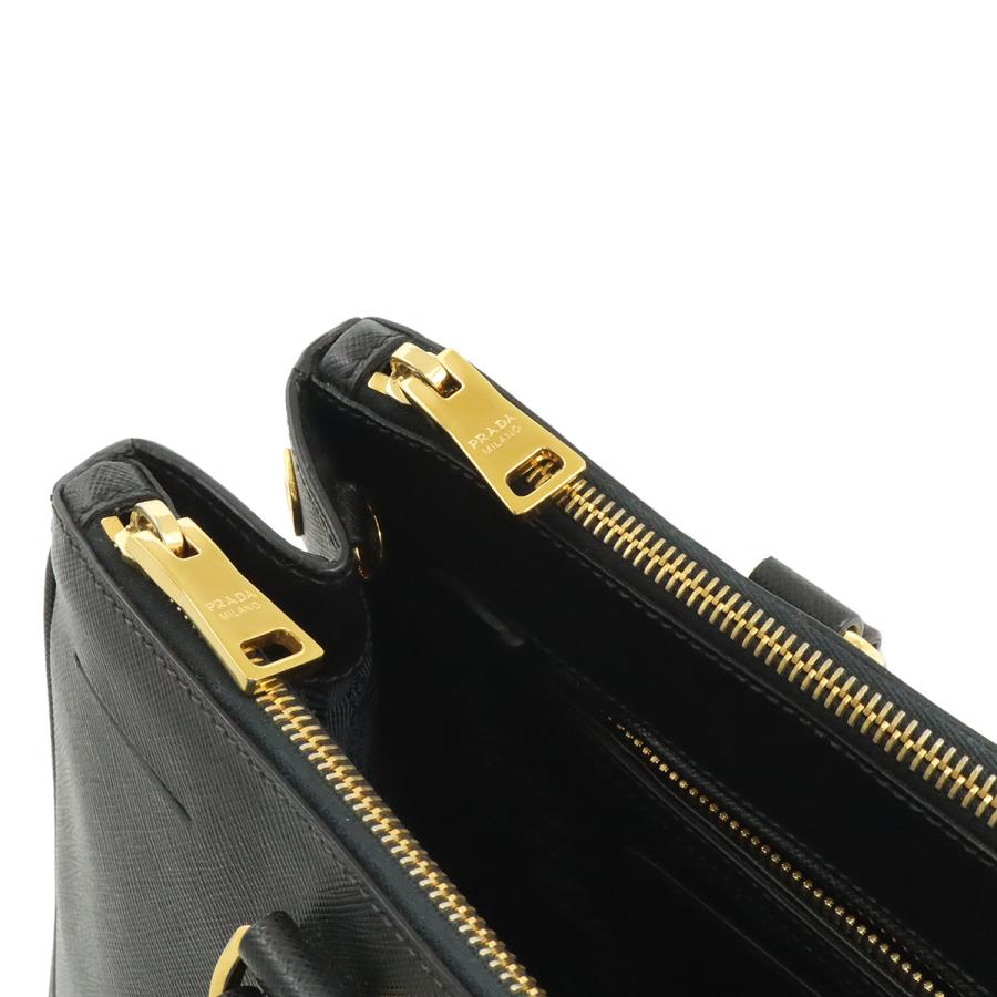 PRADA プラダ ガレリア SAFFIANO ハンドバッグ トートバッグ レザー NERO 黒 ブラック ゴールド金具 ショルダーストラップ欠品 1BA274 | PRADA | 04