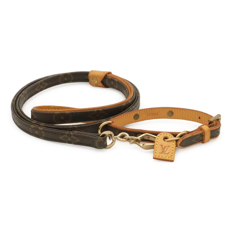 LOUIS VUITTON ルイ ヴィトン モノグラム レッス バクスターMM コリエ バクスターPM セット ドッグリード 首輪 ペット 犬 M58056 M58072 | LOUIS VUITTON