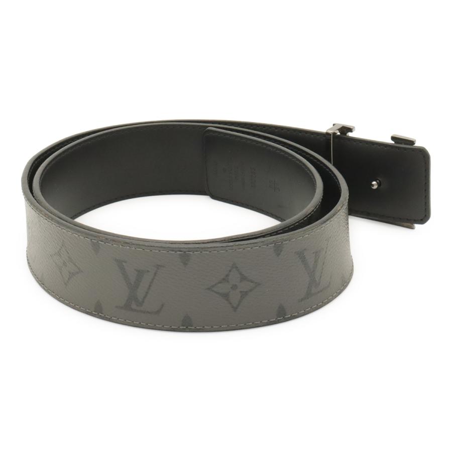 LOUIS VUITTON ルイ ヴィトン モノグラムエクリプスリバース サンチュール LVイニシャル 40MM リバーシブル ベルト シルバー金具 #85 | LOUIS VUITTON | 01