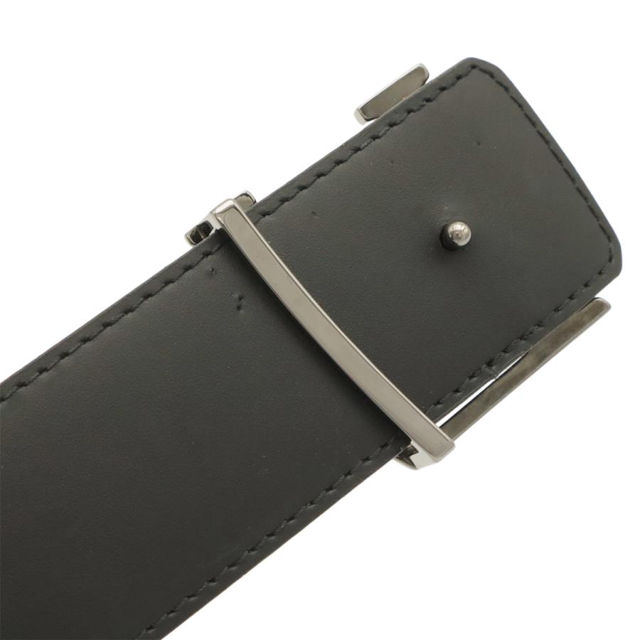 LOUIS VUITTON ルイ ヴィトン モノグラムエクリプスリバース サンチュール LVイニシャル 40MM リバーシブル ベルト シルバー金具 #85 | LOUIS VUITTON | 04