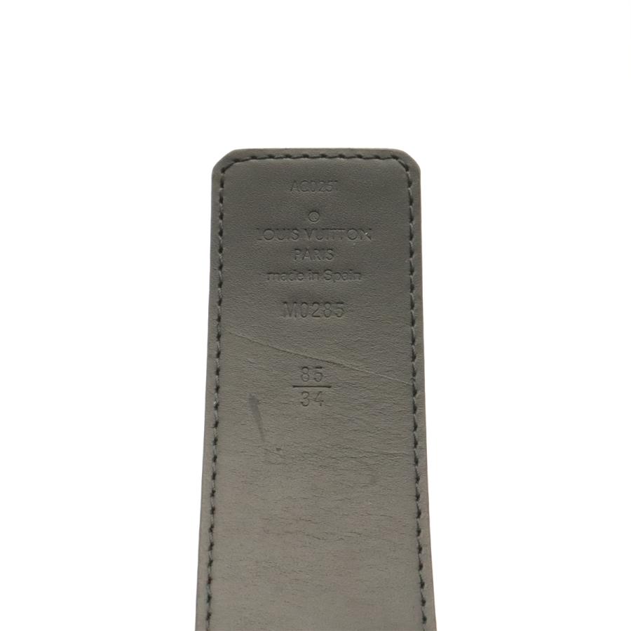 LOUIS VUITTON ルイ ヴィトン モノグラムエクリプスリバース サンチュール LVイニシャル 40MM リバーシブル ベルト シルバー金具 #85 | LOUIS VUITTON | 08