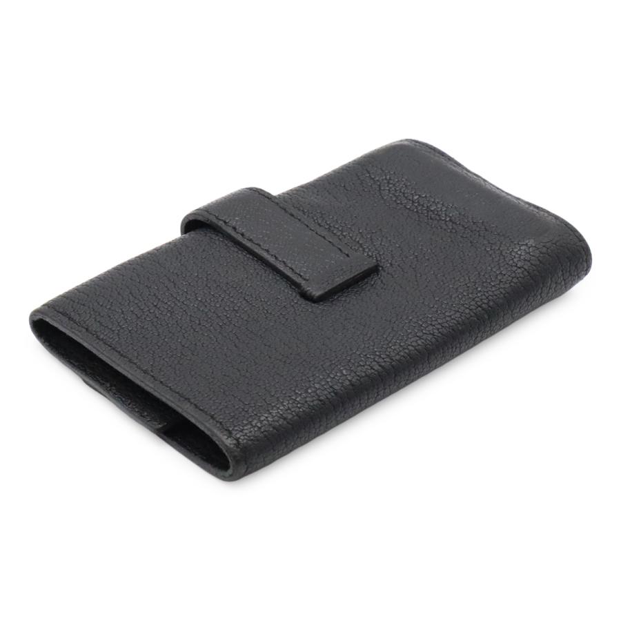 HERMES エルメス ベアン キーケース 4連 シェーブル レザー ブラック 黒 シルバー金具 C刻印 | HERMES | 01