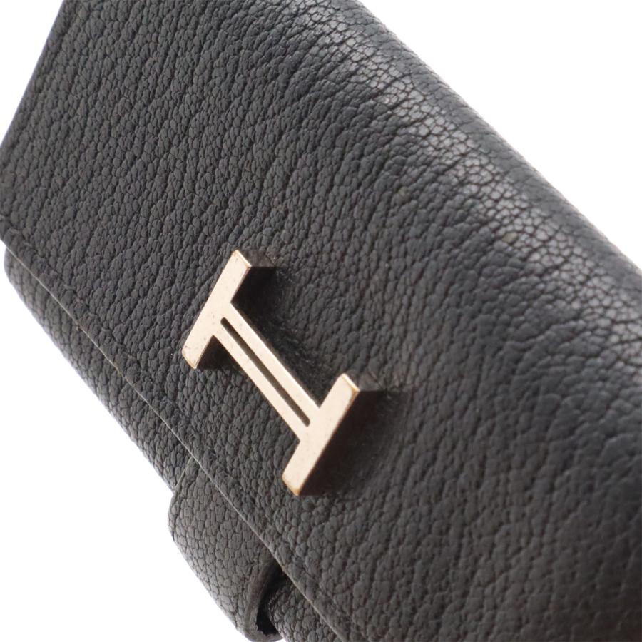 HERMES エルメス ベアン キーケース 4連 シェーブル レザー ブラック 黒 シルバー金具 C刻印 | HERMES | 08