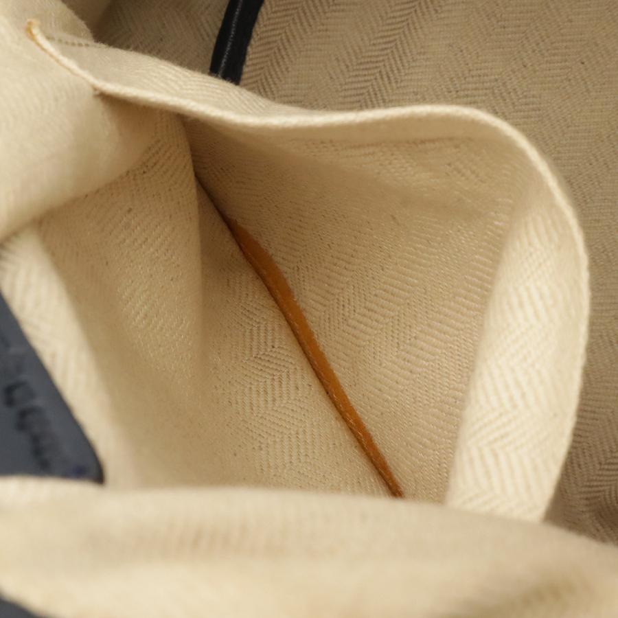 LOEWE ロエベ アナグラム バウンスバッグ ハンドバッグ 2WAY ショルダーバッグ 斜め掛け レザー ネイビー 紺 シルバー金具 | LOEWE | 08