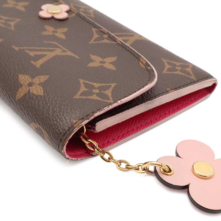 LOUIS VUITTON ルイ ヴィトン モノグラム ポルトフォイユ エミリー フラワーモチーフ 2つ折長財布 二つ折り ローズバレリーヌ ピンク | LOUIS VUITTON | 02