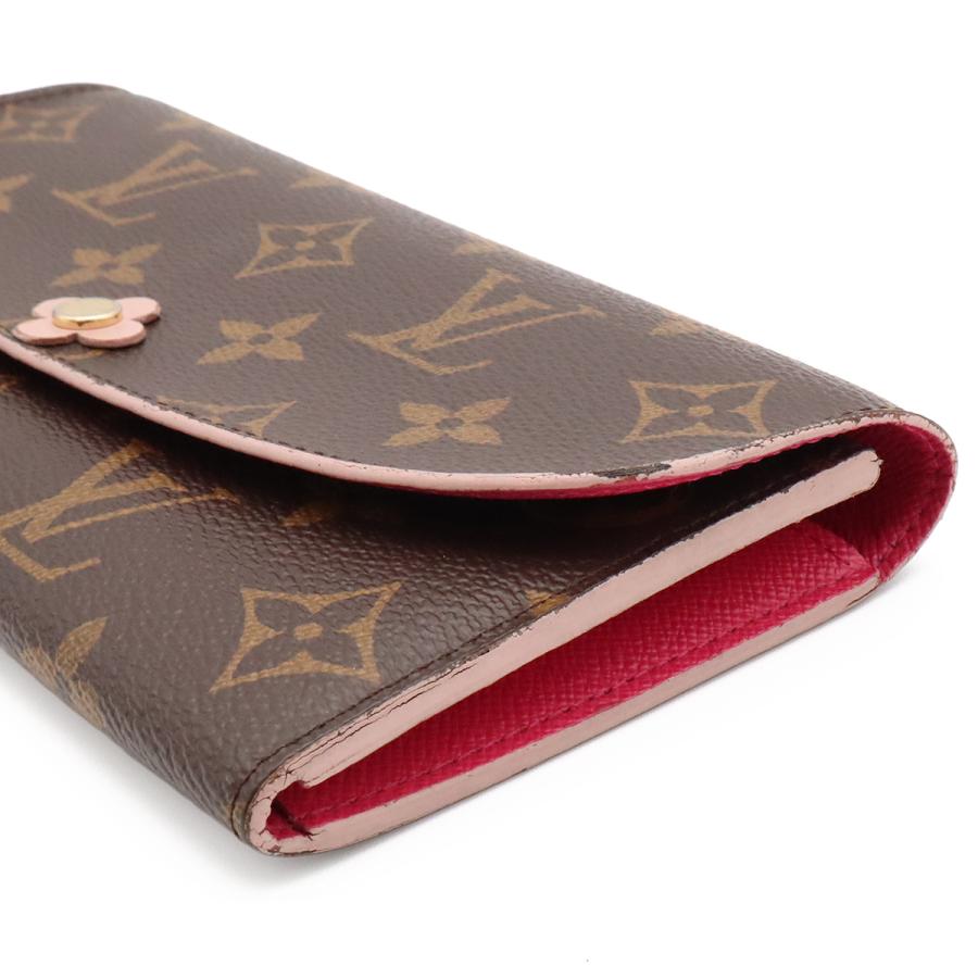 LOUIS VUITTON ルイ ヴィトン モノグラム ポルトフォイユ エミリー フラワーモチーフ 2つ折長財布 二つ折り ローズバレリーヌ ピンク | LOUIS VUITTON | 03