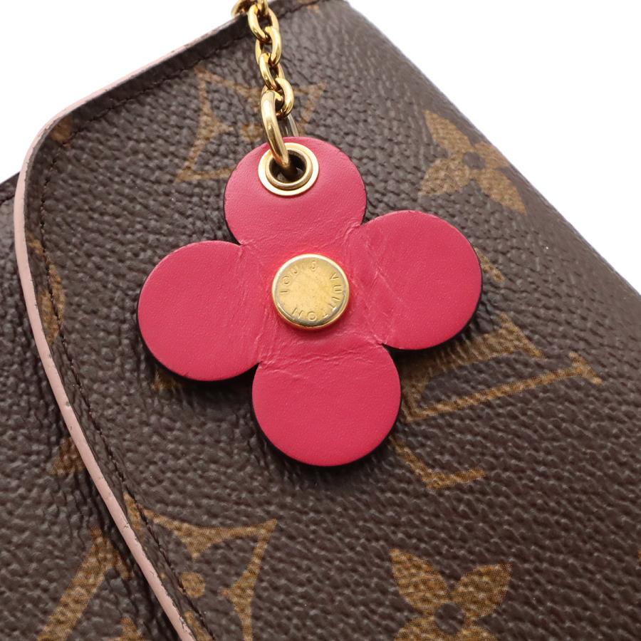 LOUIS VUITTON ルイ ヴィトン モノグラム ポルトフォイユ エミリー フラワーモチーフ 2つ折長財布 二つ折り ローズバレリーヌ ピンク | LOUIS VUITTON | 04