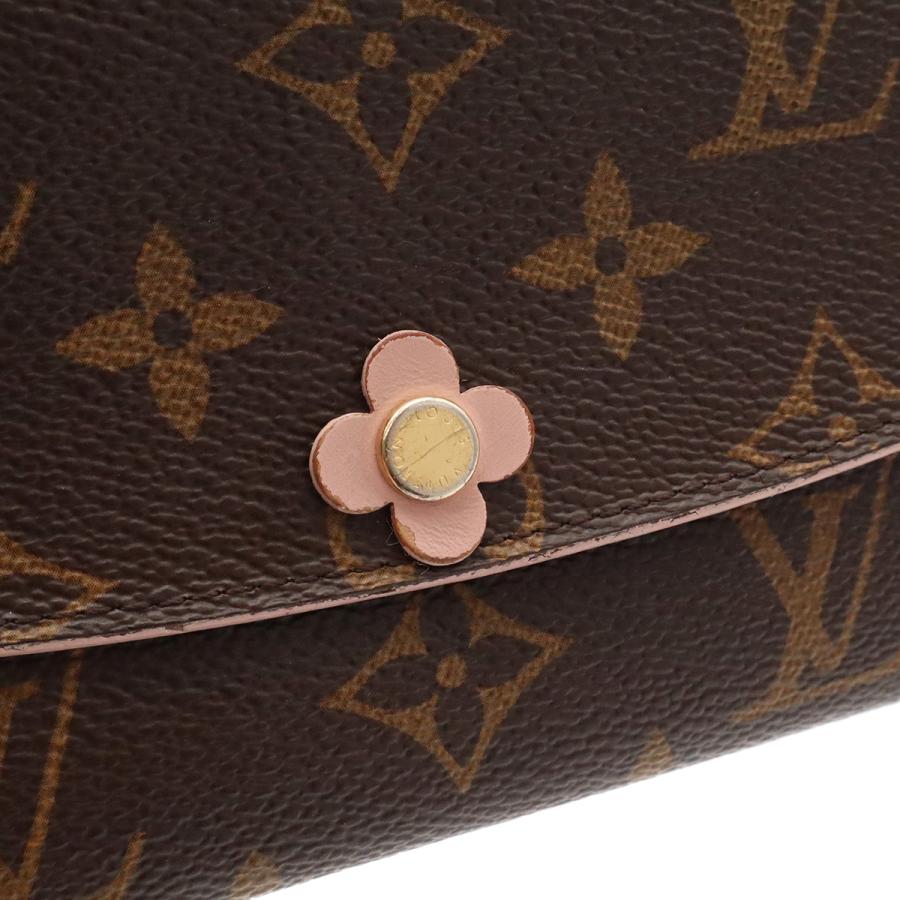 LOUIS VUITTON ルイ ヴィトン モノグラム ポルトフォイユ エミリー フラワーモチーフ 2つ折長財布 二つ折り ローズバレリーヌ ピンク | LOUIS VUITTON | 05