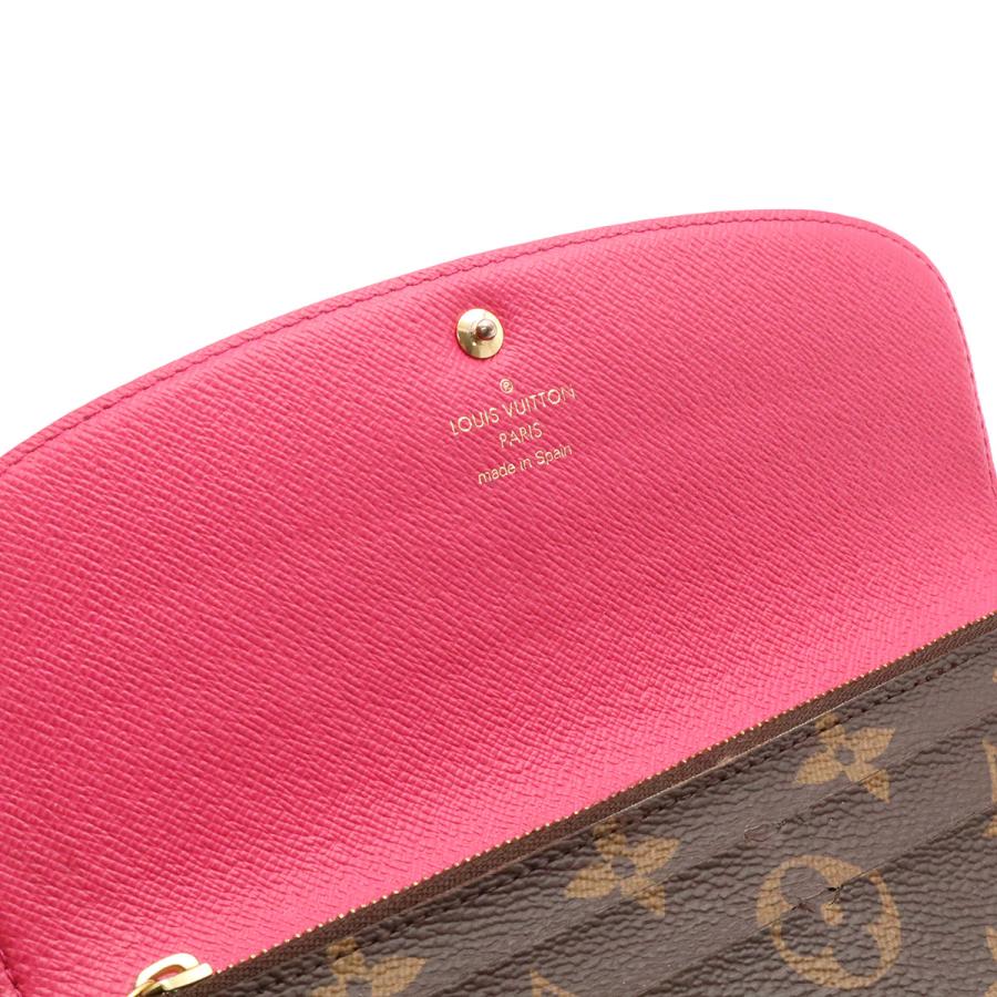 LOUIS VUITTON ルイ ヴィトン モノグラム ポルトフォイユ エミリー フラワーモチーフ 2つ折長財布 二つ折り ローズバレリーヌ ピンク | LOUIS VUITTON | 06