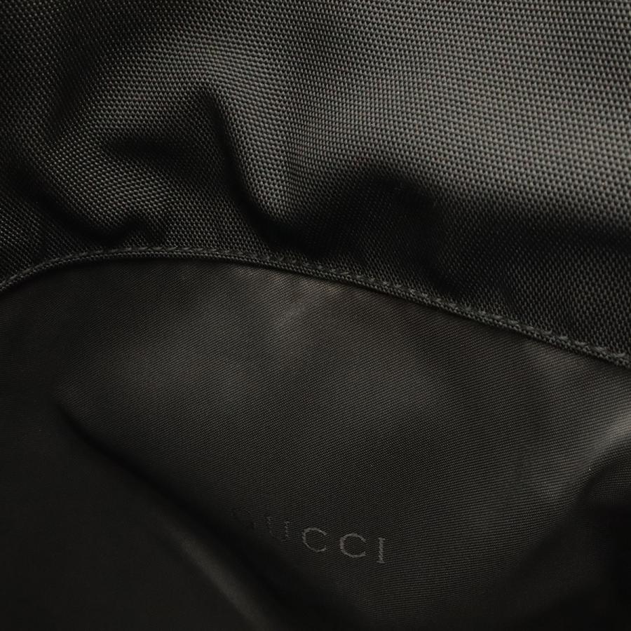 GUCCI グッチ ジャッキー リュックサック バックパック ナイロン レザー ブラック 黒 シルバー金具 0030236 | GUCCI | 06