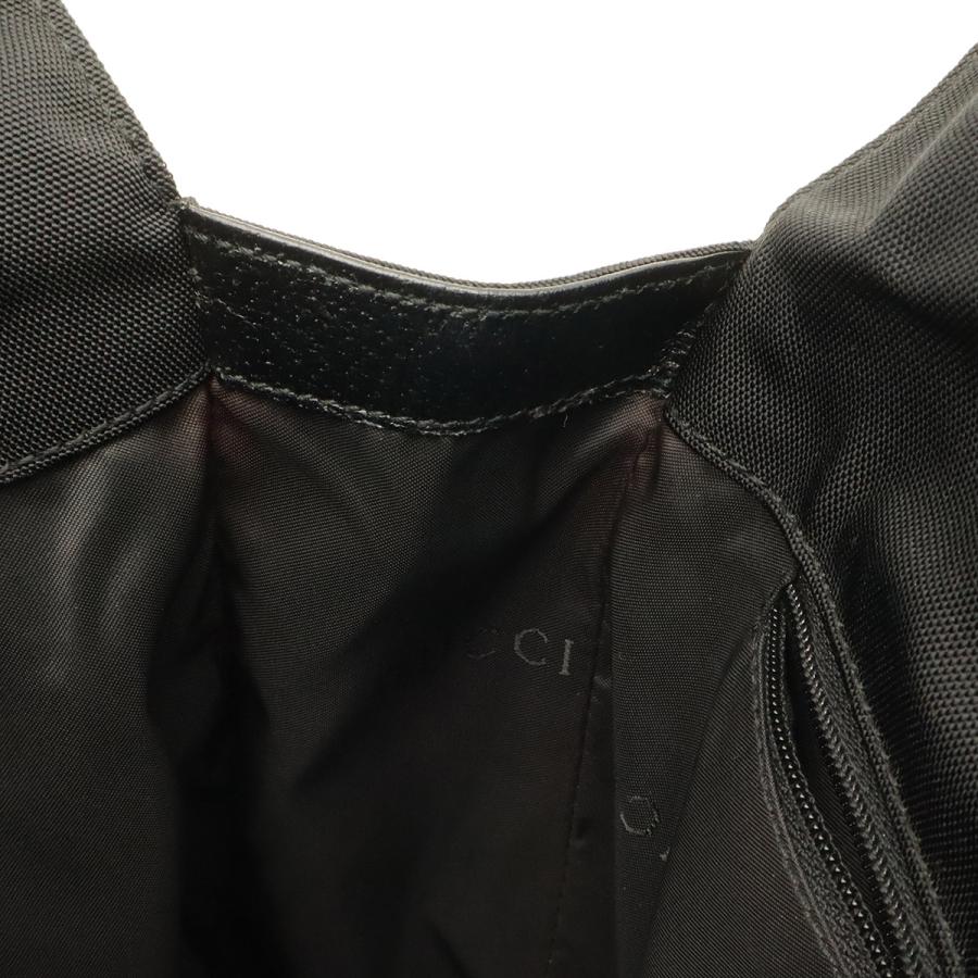 GUCCI グッチ ジャッキー リュックサック バックパック ナイロン レザー ブラック 黒 シルバー金具 0030236 | GUCCI | 07